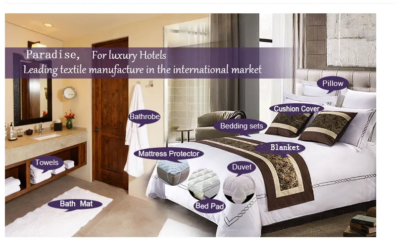 100% Cotton Downproof Cover Goose Down Feather Quilted Pillow with Satin Piping