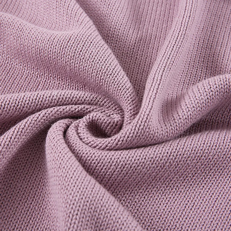 100% Gots Certified Organic Cotton Knitted New Born Blanket Baby Blanket