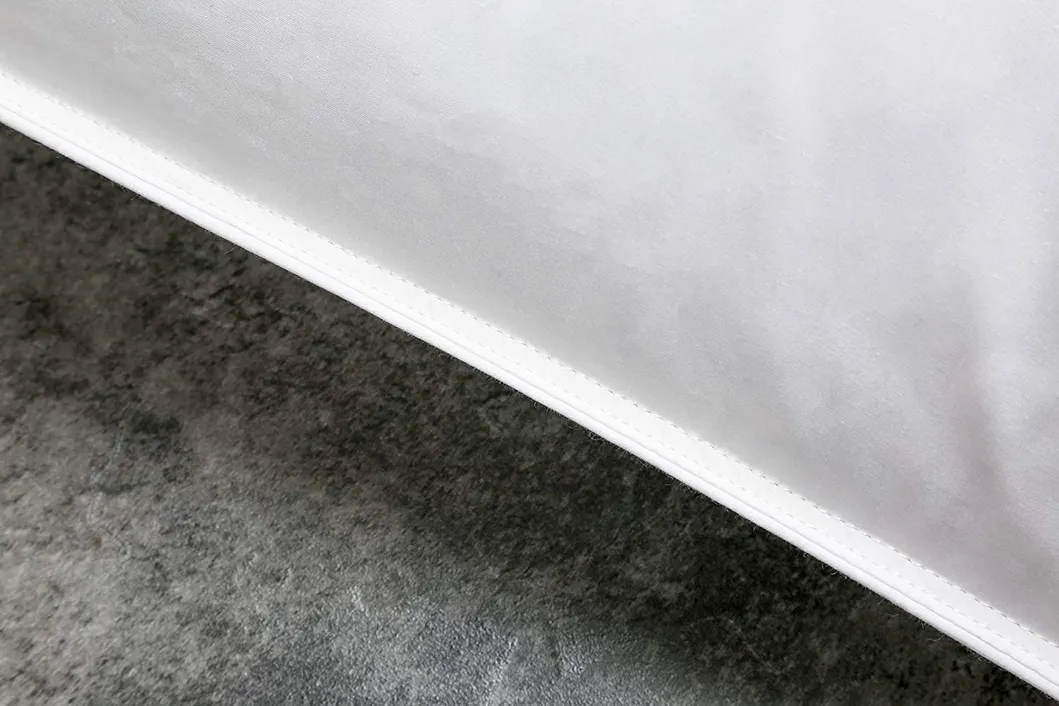 100% Organic Cotton Fabric 3 Cambers White Goose Down Feather Filled King Size Hotel Bedroom Neck Pillow Insert