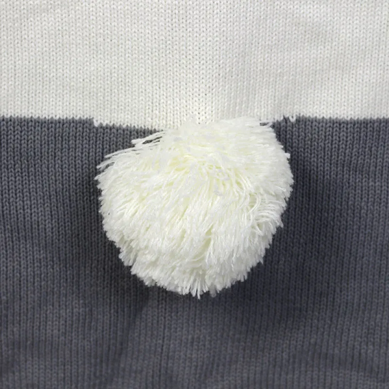 80X100cm Super Soft 100 Cotton 3D Rabbit Knitted Baby Blanket