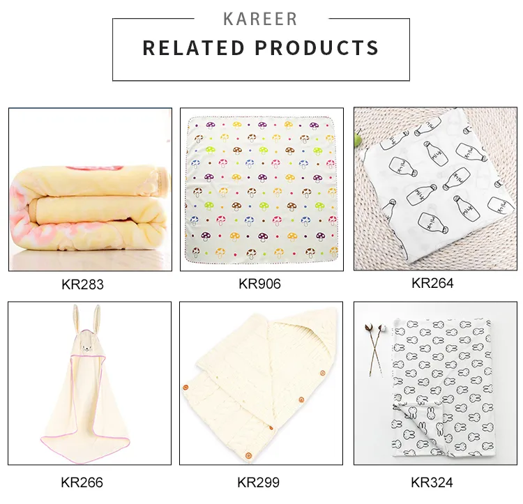 80X100cm Super Soft 100 Cotton 3D Rabbit Knitted Baby Blanket