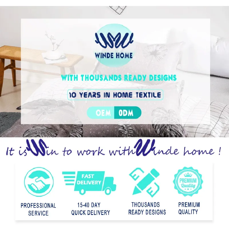 90GSM Wholesale Home Comforter Bedding Set Flower Printed Duvet Cover Set with Hundreds Ready Designs