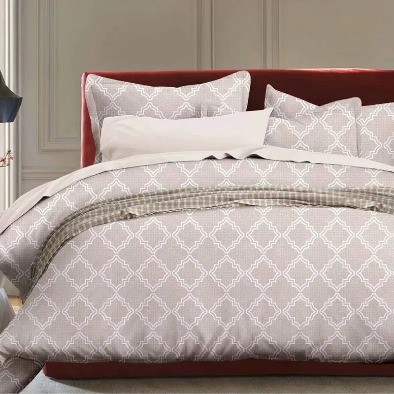 American Hot Selling Printed Geometric Style 4 PCS Queen King bedding Quilt Cover Set