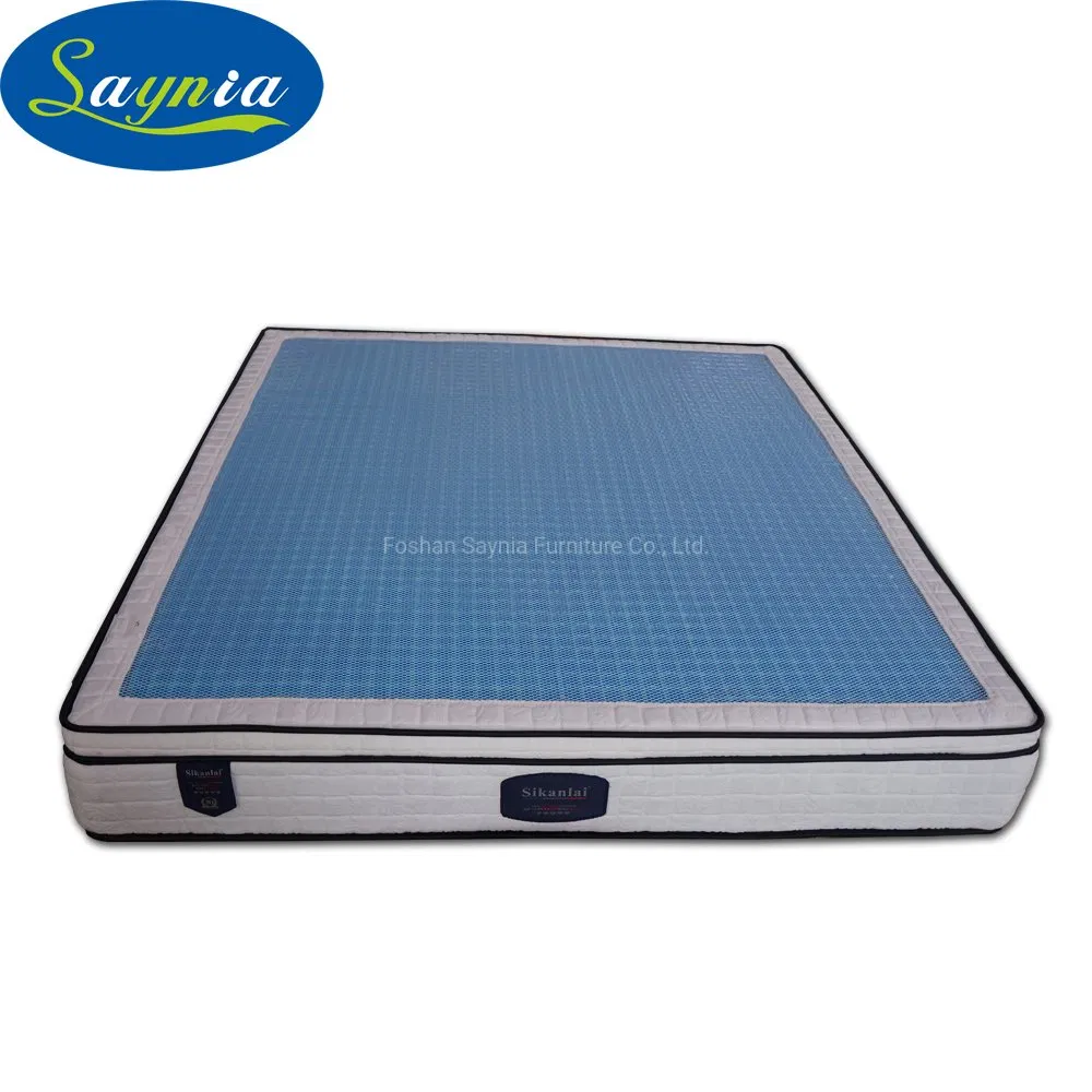 Best Selling Products 2017 in USA 100% Natural Latex 7 Zone Pocket Spring Hotel Mattress