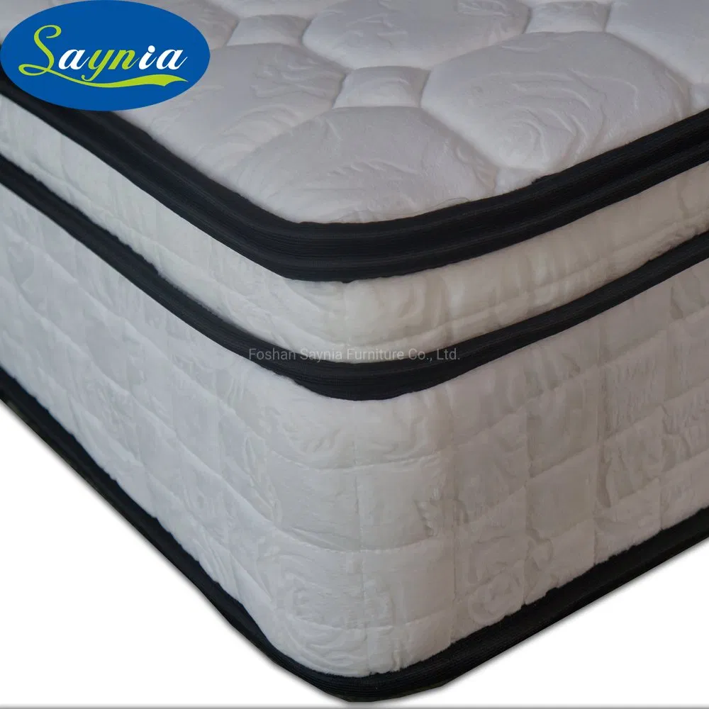 Best Selling Products 2017 in USA 100% Natural Latex 7 Zone Pocket Spring Hotel Mattress