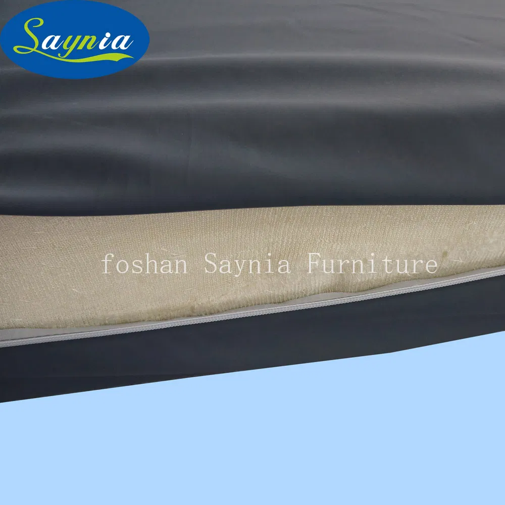 Blue PVC Waterproof High Density Foam Mattress with Zipper