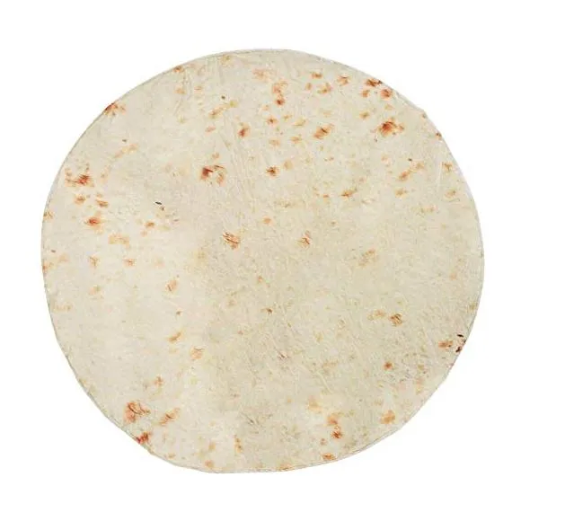 Burrito Tortilla Swaddle Novelty Blanket with Hat Super Soft