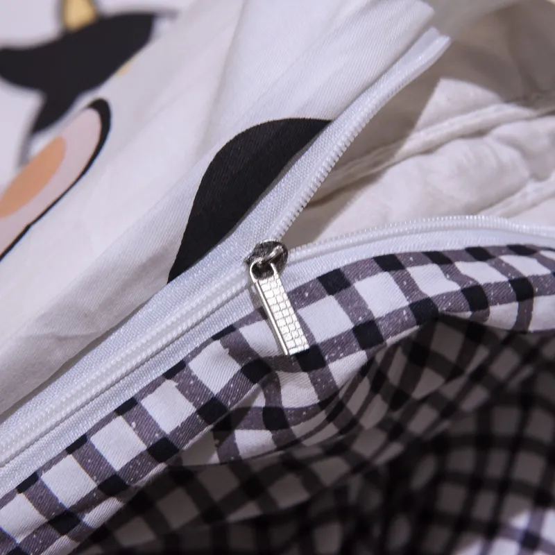 Children Baby 4PCS Quilted Comforter Room Bed Sheet Sets with Bed Sheet 100% Cotton Bedding Set