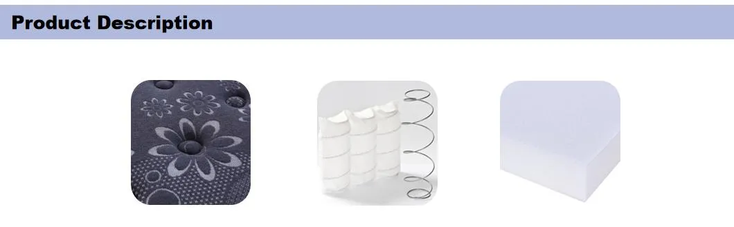 Clever Design Soft and Tight Top Rolling Packing Mattress in Boxes