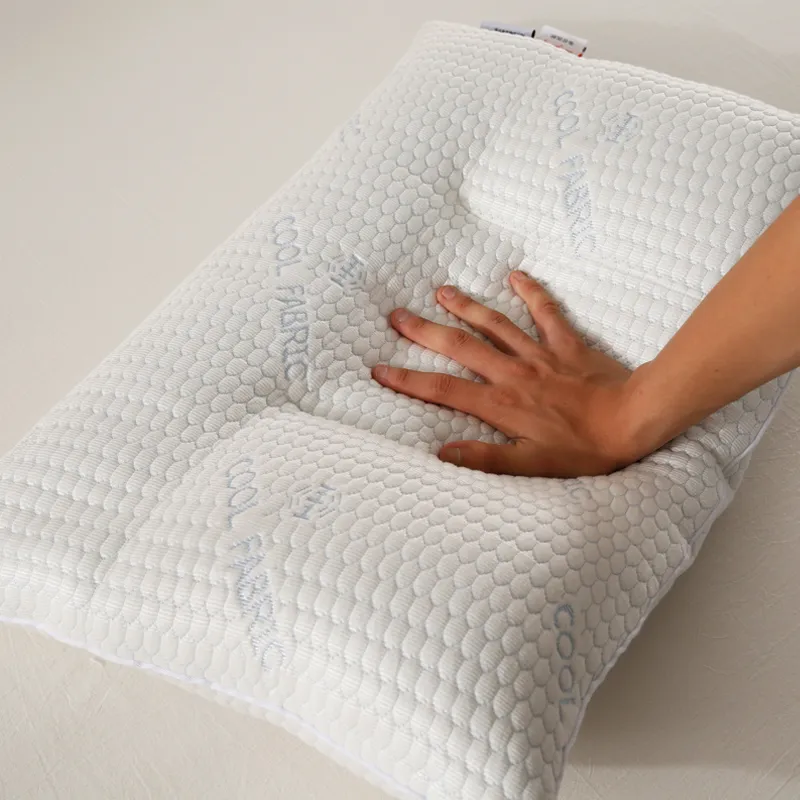 Cool Touch Functional Pillow with Shredded Latex & PE Pipe Filling