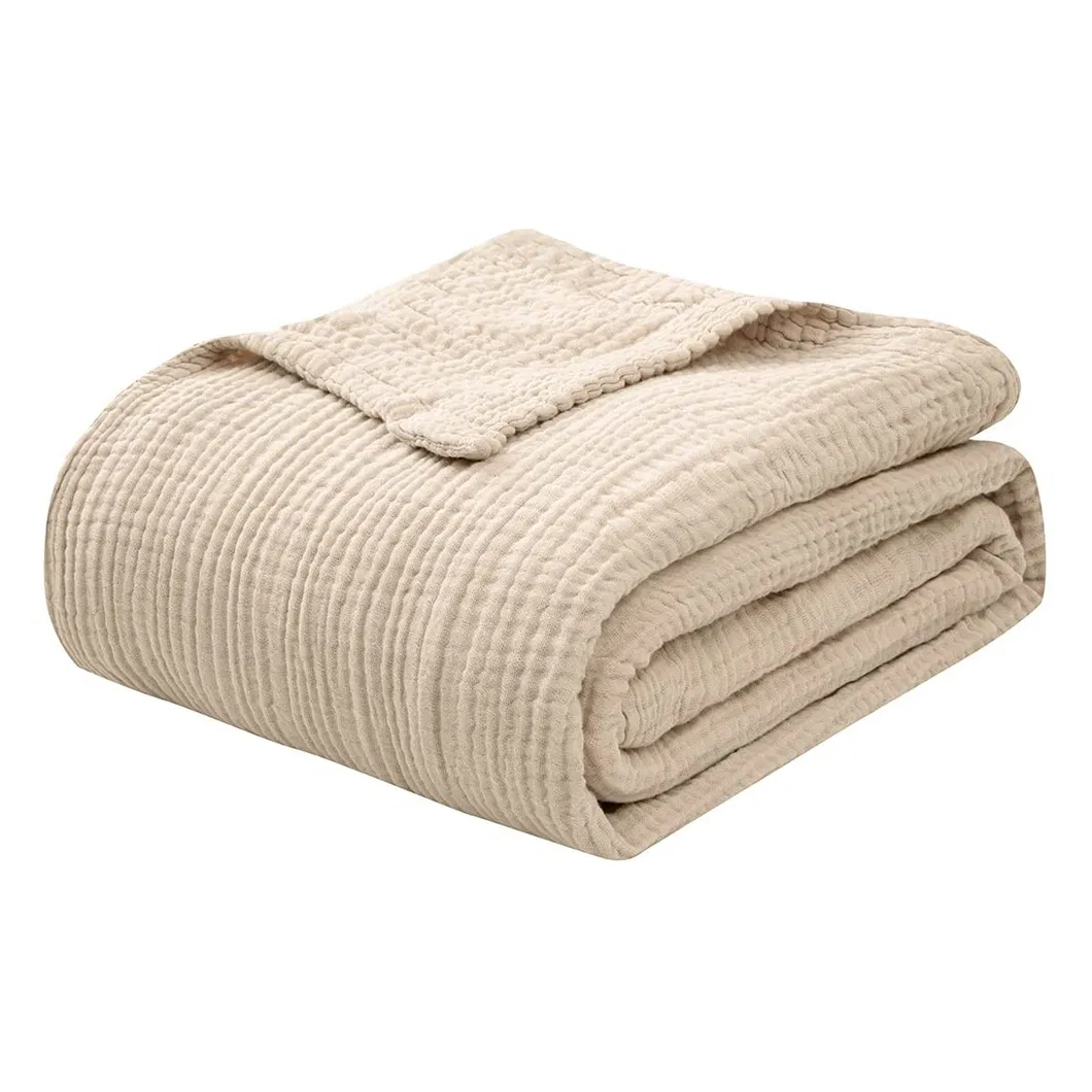 Cotton Muslin Swaddle Blankets for New Born Boys Girls