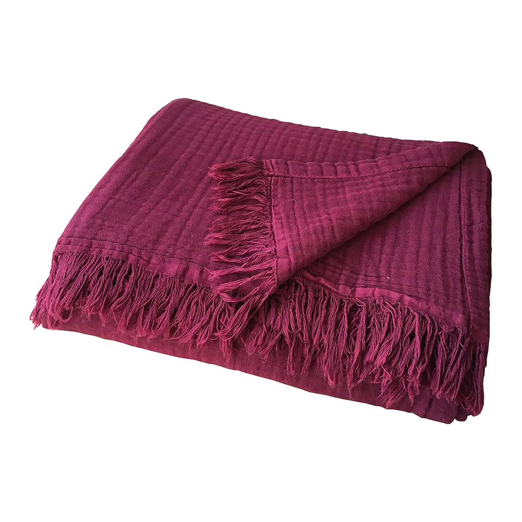 Cotton Muslin Swaddle Blankets for New Born Boys Girls