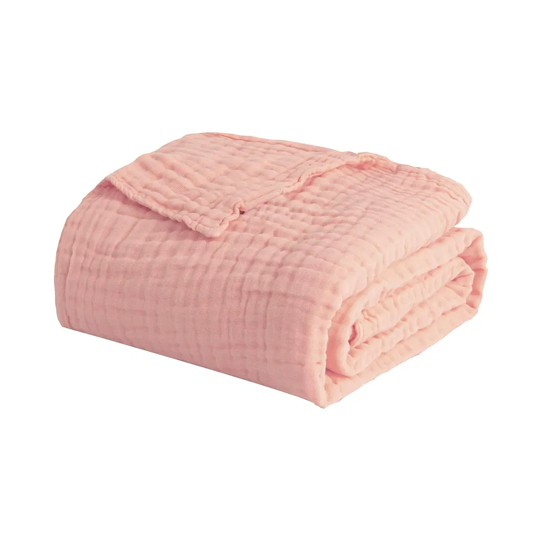 Cotton Muslin Swaddle Blankets for New Born Boys Girls