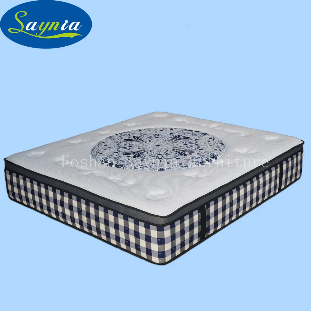 Custom Bonnel Spring Latex Queen Mattress for Hotel