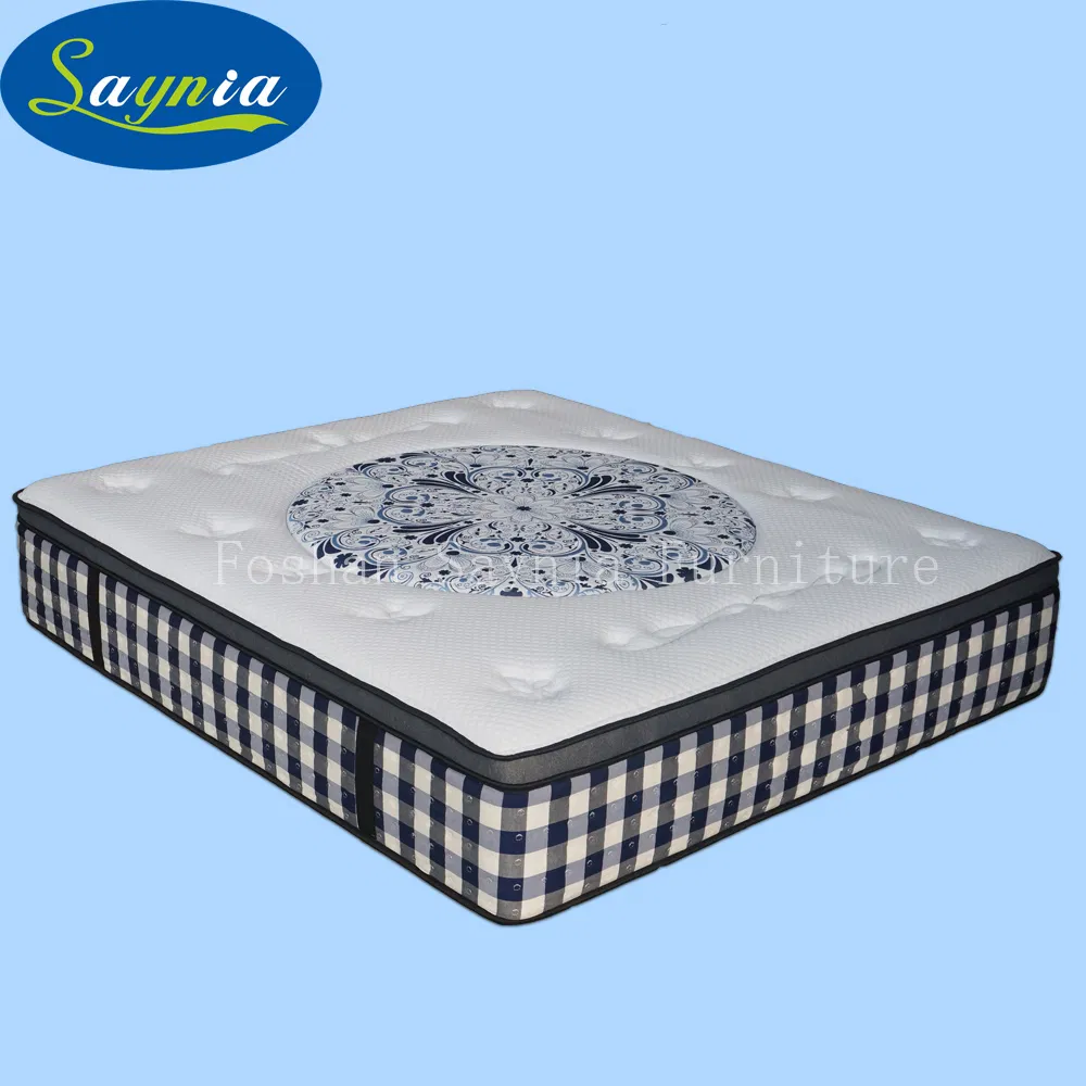Custom Bonnel Spring Latex Queen Mattress for Hotel