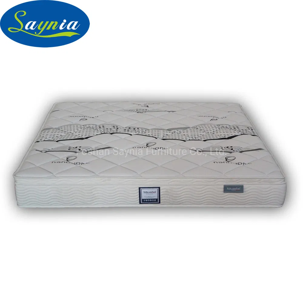 Dramatic Light Stain Proof Protection Green Bamboo Fiber 2.0 Wire Pocket Spring Mattress for Twin Bed