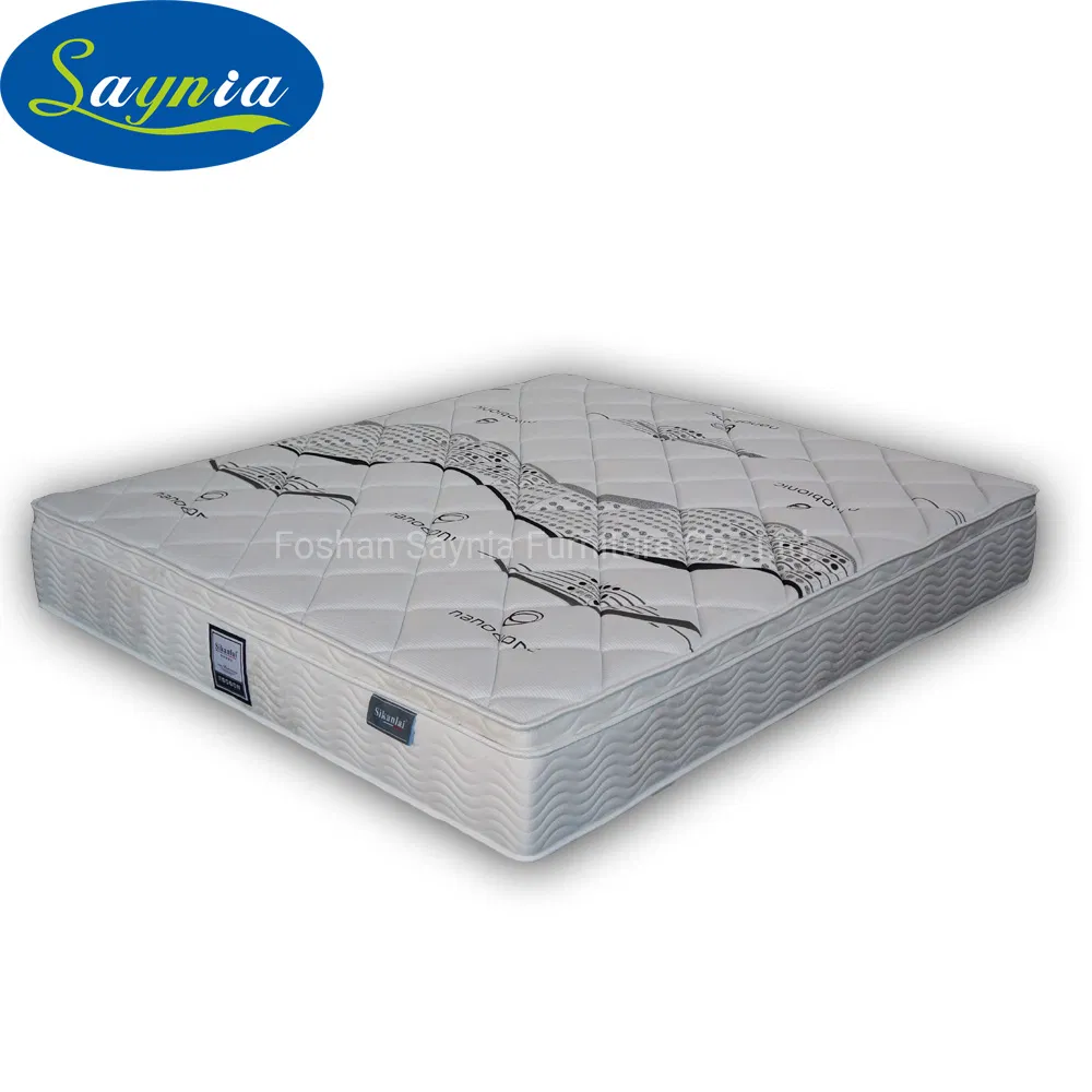 Dramatic Light Stain Proof Protection Green Bamboo Fiber 2.0 Wire Pocket Spring Mattress for Twin Bed