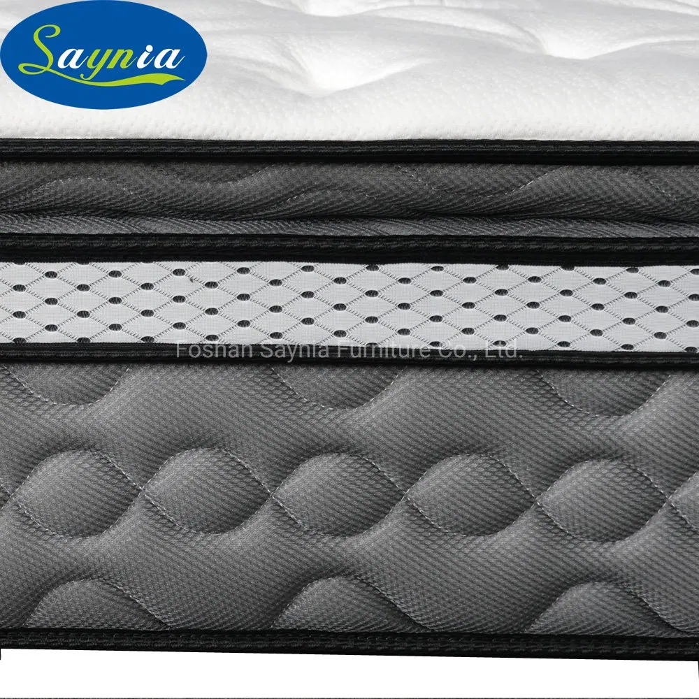 Economic Bed Gel Foam King Size Comfort Foam Pocket Coil Mattress