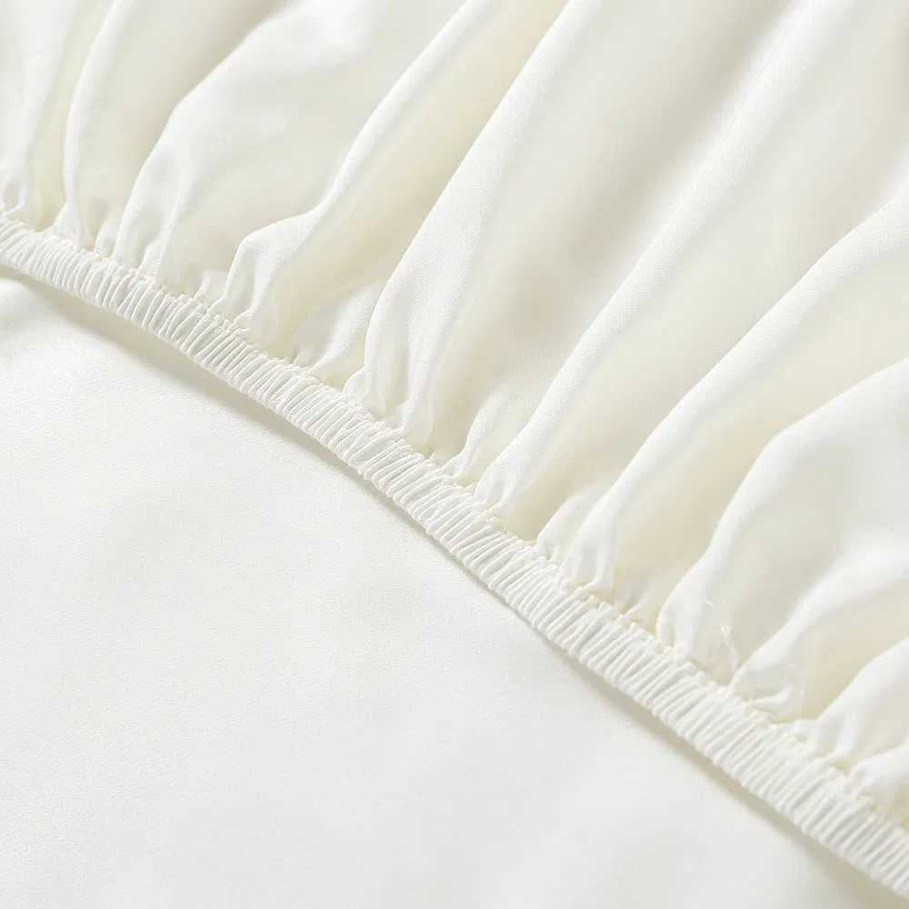 Factory Oulet 400tc Bamboo Antibacterial Fitted Bed Sheets Bedding Set
