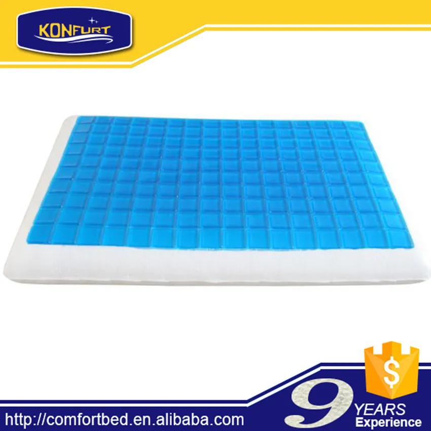 Factory Price Home Furniture Popular Top Sale Gel Memory Foam Soft Cool Summer Pillow