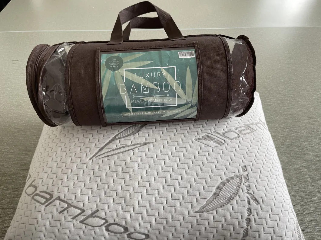 Hilton Hotel Custom Shaped Ergonomic Gel Cooling Polyurethane Sleep Bed Neck Shredded Memory Foam Pillow