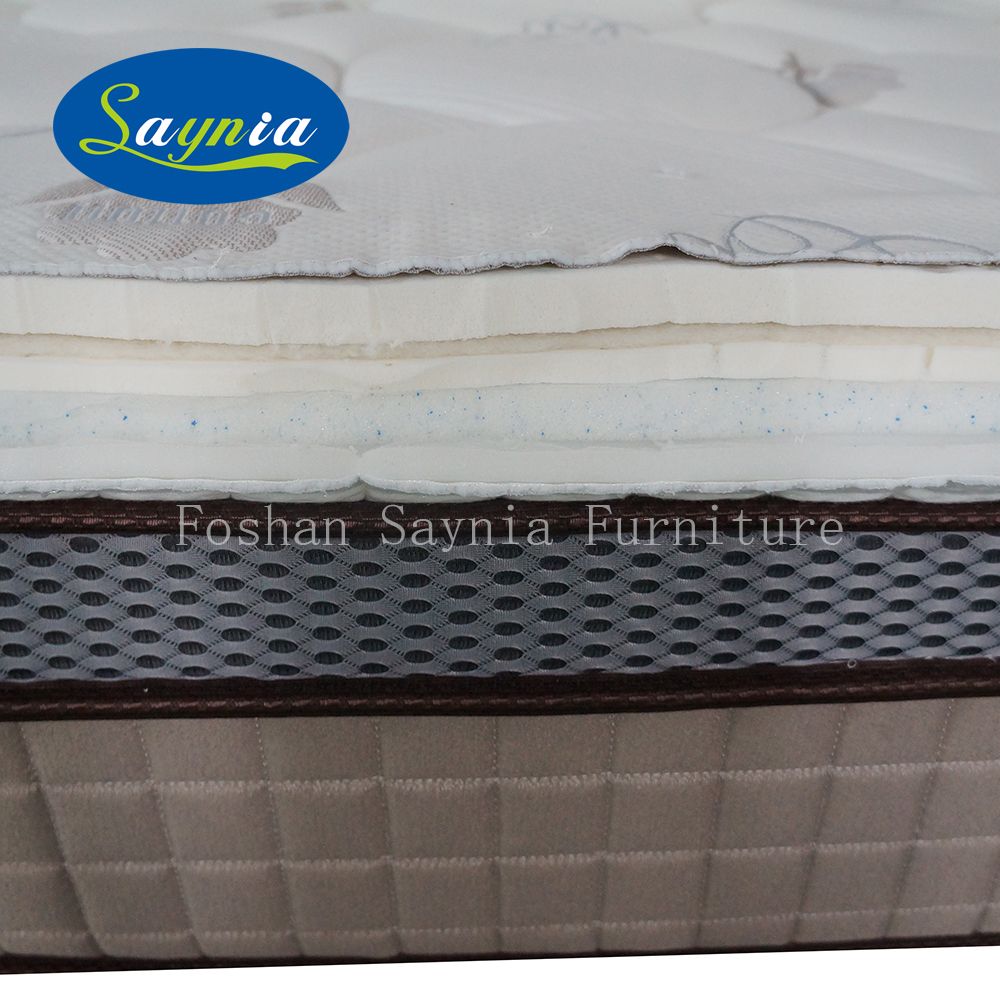 Home Furniture General Use Latex Single Size Pocket Spring Bed Mattress in Cheap Price