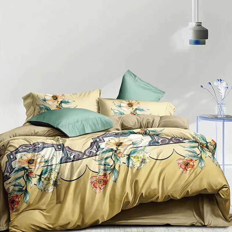 Home Textile Nantong Manufacture with Hundreds Ready Designs Small MOQ Bedding Set