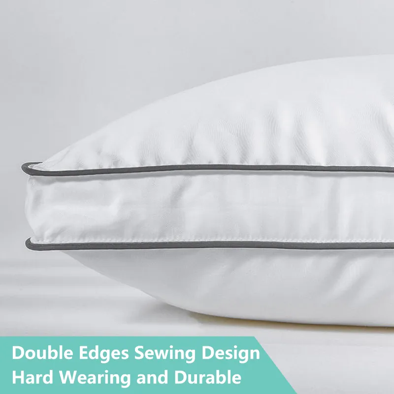 Hotel Linen Cotton Stuffer Hilton Pillow Ultra Soft Polyester Queen Size