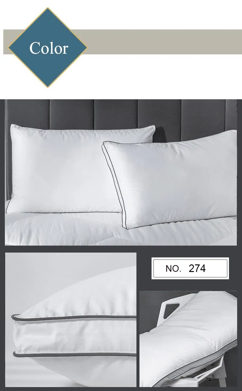 Hotel Linen Cotton Stuffer Hilton Pillow Ultra Soft Polyester Queen Size