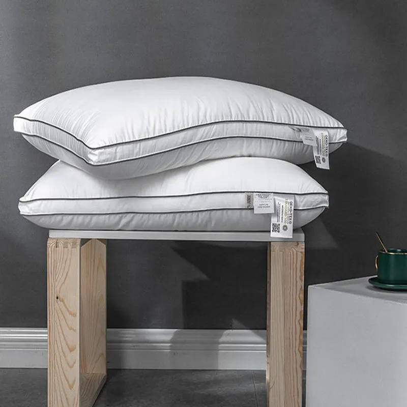 Hotel Linen Cotton Stuffer Hilton Pillow Ultra Soft Polyester Queen Size