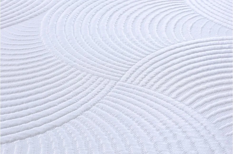 Ice Silk Fabric Cool Feeling Protector Soft Visco Latex Memory Foam Mattress Rolling-up in The Box Zippered Home Bed