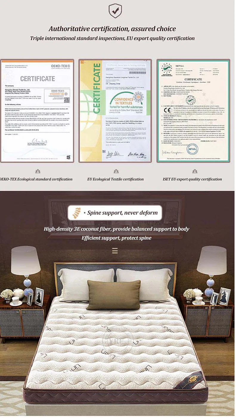 Inn Mattress 18 Cm Breathable Coconut Fiber Firm California King