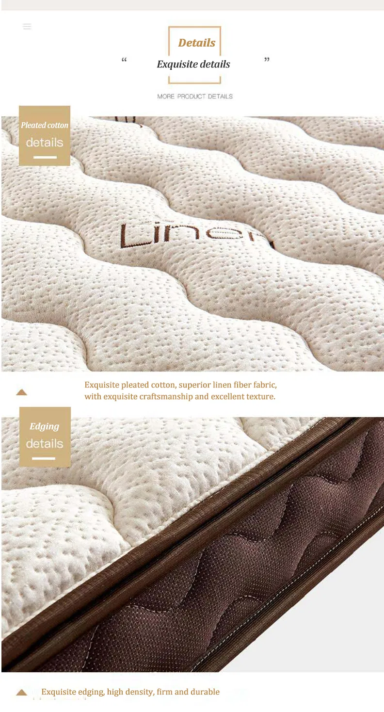 Inn Mattress 18 Cm Breathable Coconut Fiber Firm California King