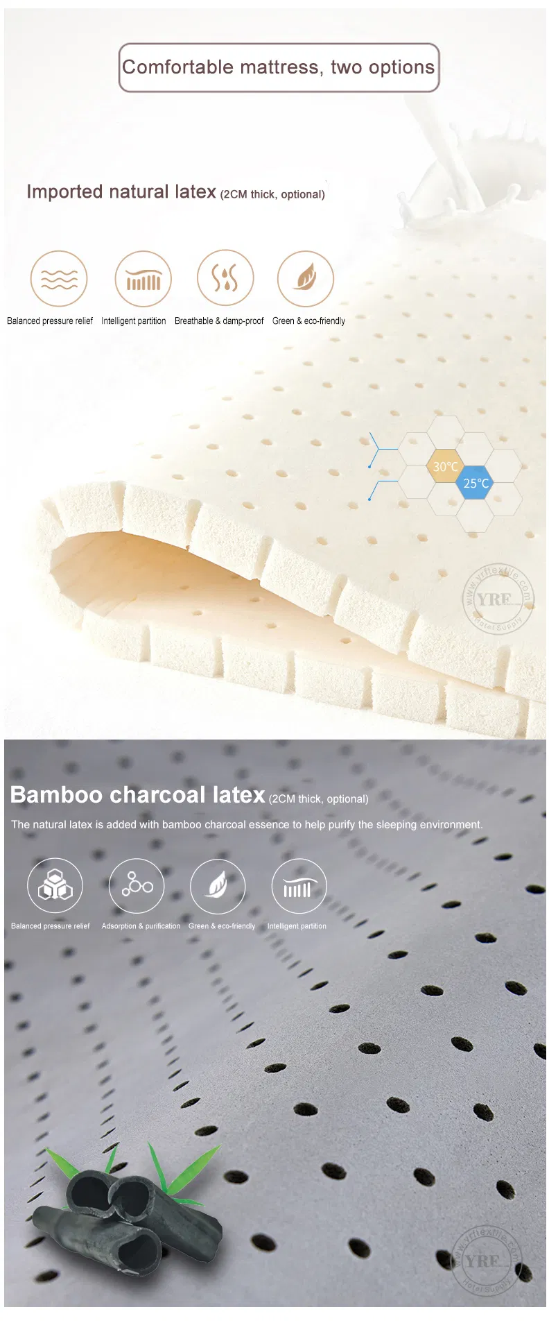 Inn Mattress 18 Cm Breathable Coconut Fiber Firm California King