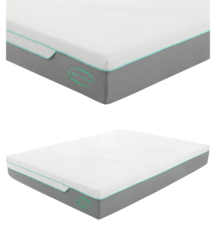 Jbm 10 Inch Firm Hybrid Rolling Inner Pocket Coil Spring Mattress with Certipur-Us Certified Lavander Memory Foam