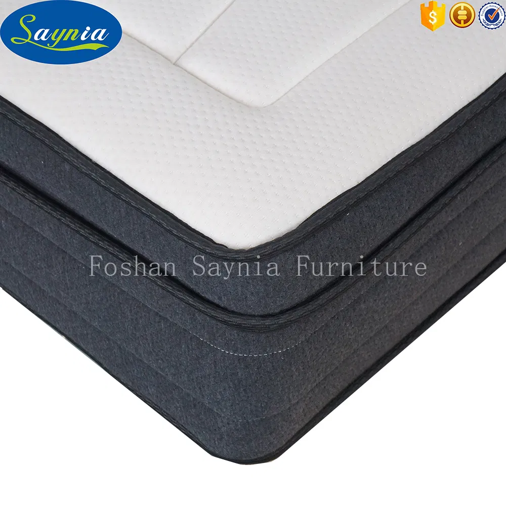 King Size PU Foam Pocket Spring Bed Mattress in Cheap Price for Hotel Bed