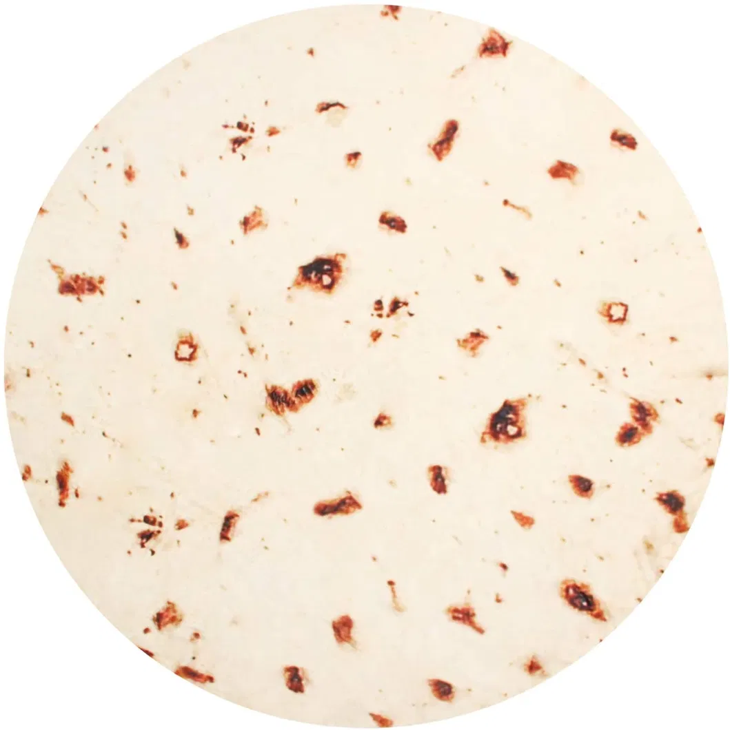 Lightweight Portable Wearable Printed Flannel Fleece Picnic Food Burrito Tortilla Indoor & Outdoor Blanket Mat