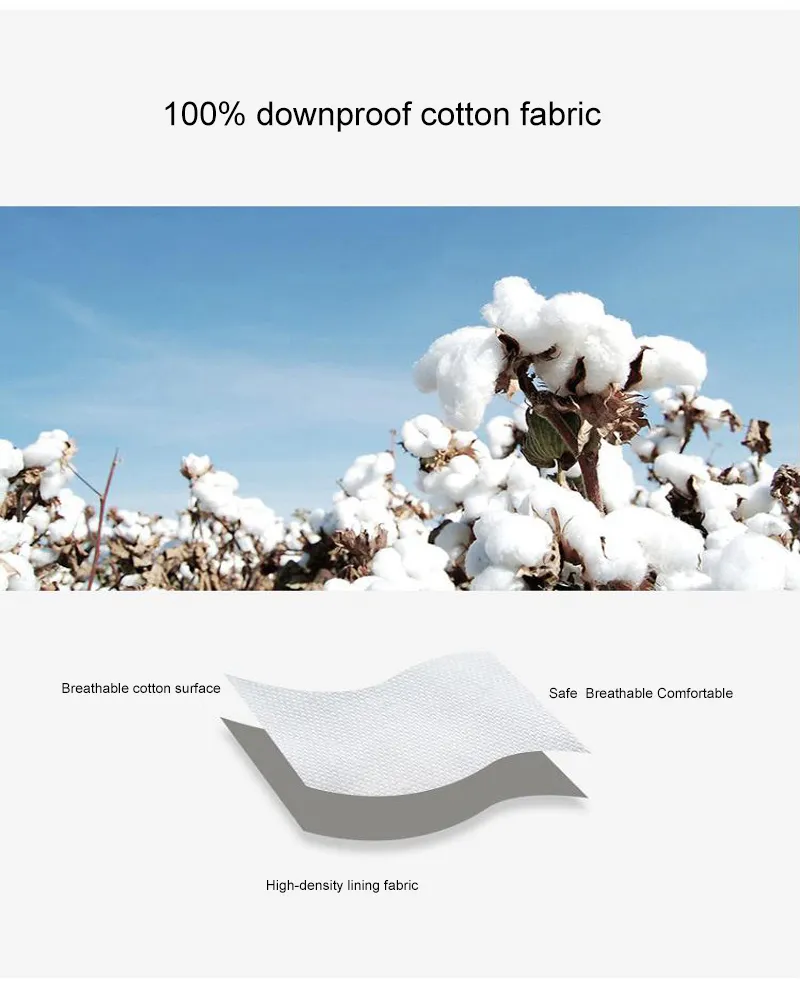 Luxury Custom Comfortable 100% Cotton Washable Chinese Goose Down Pillow