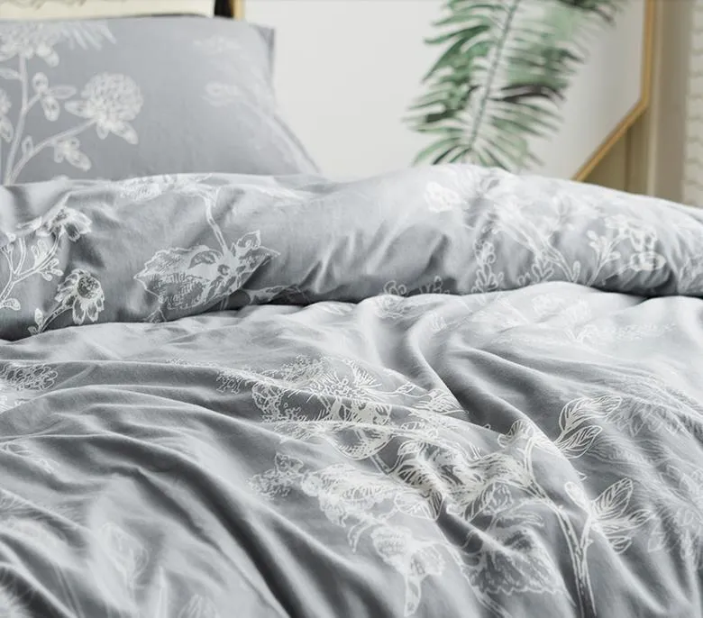 Luxury Hotel Personalized Soft 100 Cotton Jacquard Nordic Style Bed Sets Duvet Cover