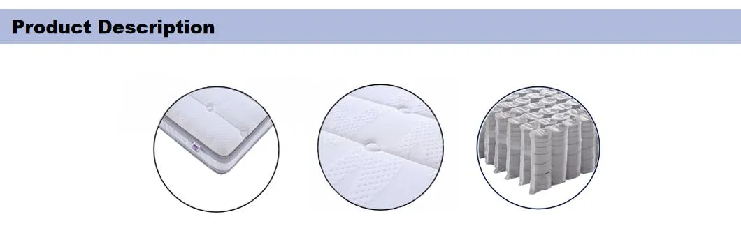 Mattress Factory Direct Sales Single Bed Pocket Coil Spring Mattresses Twin Tight Top Design Home and Hotel Used