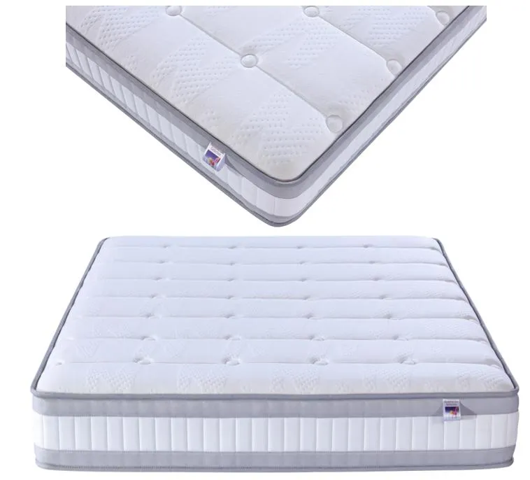 Mattress Factory Direct Sales Single Bed Pocket Coil Spring Mattresses Twin Tight Top Design Home and Hotel Used