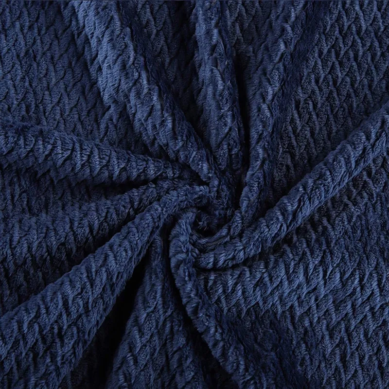 New Design Popcorn Waffle Coral Flannek Fleece Blanket Throw Blanket