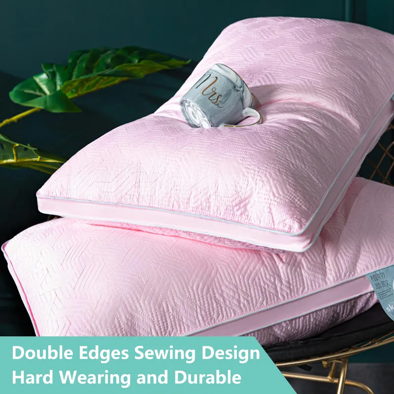 Premium Hotel Washable Filled Pillow Hypoallergenic Relief Migraine