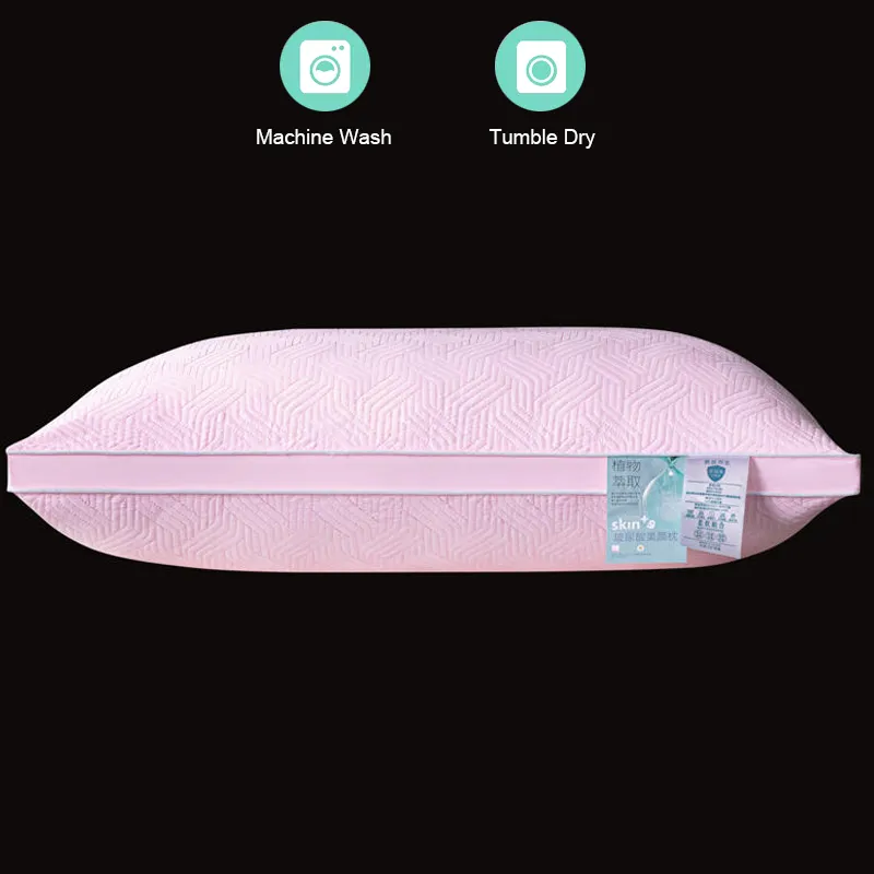 Premium Hotel Washable Filled Pillow Hypoallergenic Relief Migraine