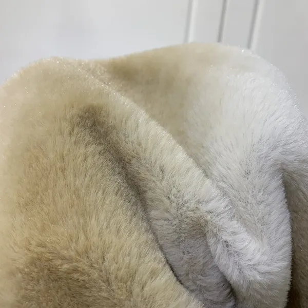 Printed Rabbit Fur Blankets Faux Fur Throws