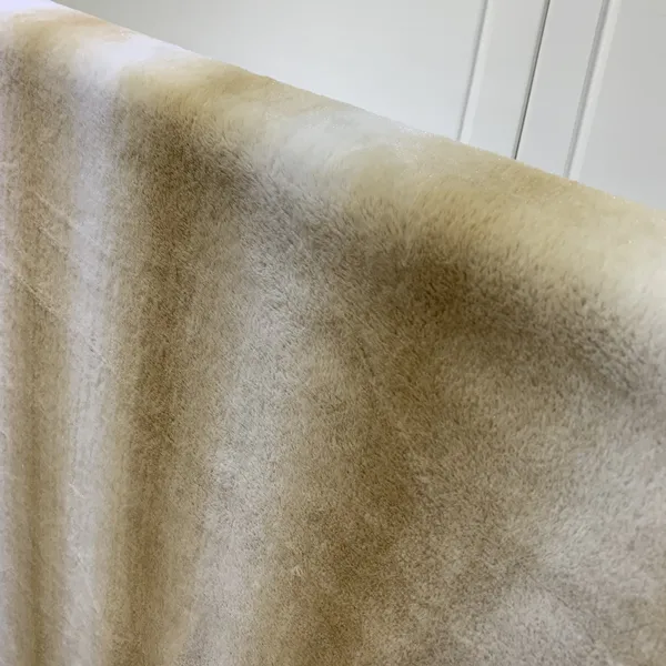 Printed Rabbit Fur Blankets Faux Fur Throws