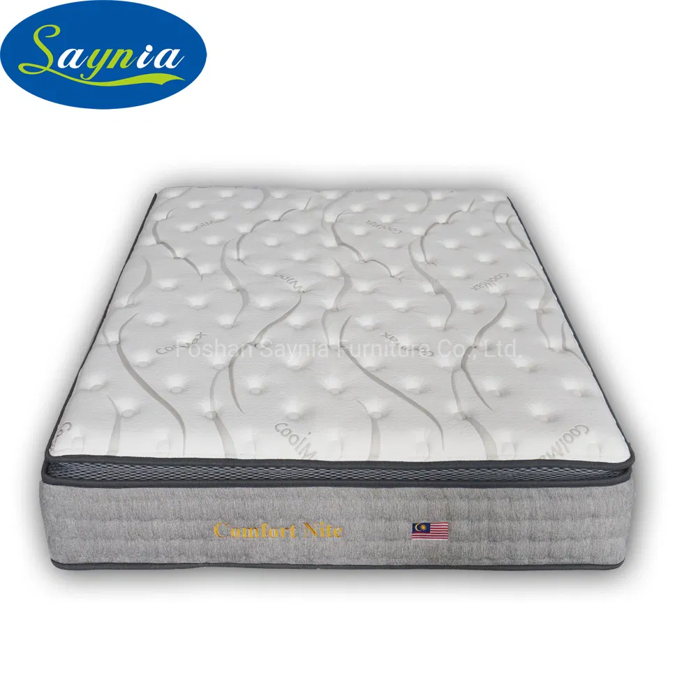 Queen Size and King Size Medium Foam Springbox Spring Mattress for 5 Star Hotel