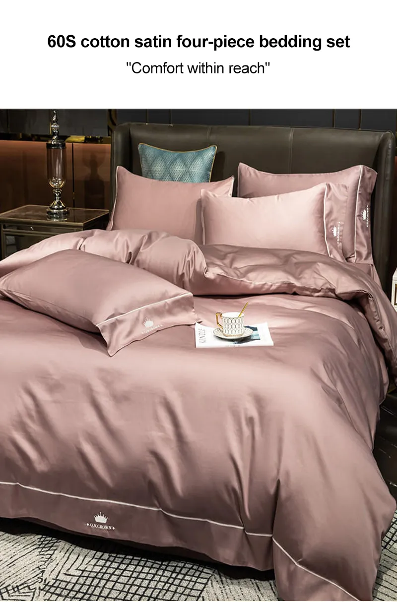 Sheraton Hotel Bedding Set Smooth Luxury for King Bed Sheet Set