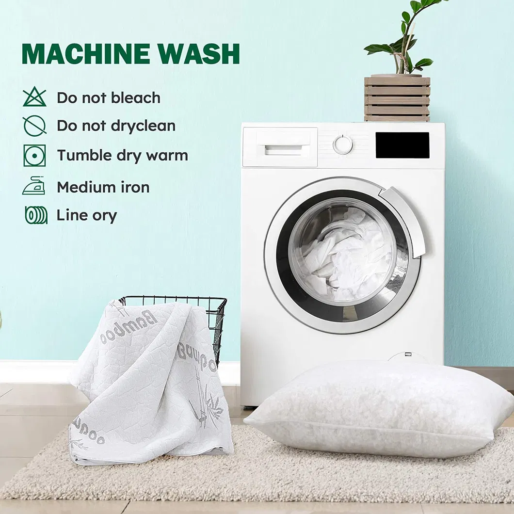 Shredded Memory Foam Bed Pillow for Sleeping, Back (Standard)