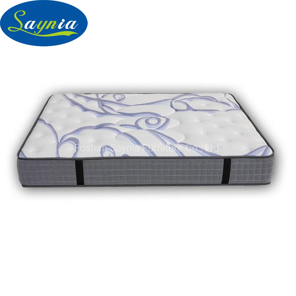 Sleepwell Memory Foam Pocket Spring King Size Medium Mattress for Camping Foam Mattress